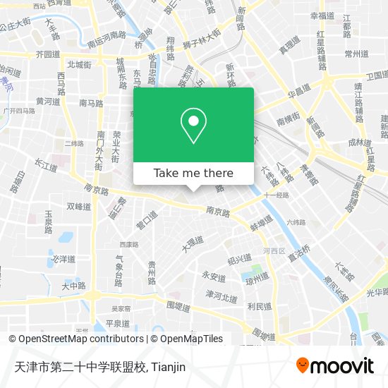 天津市第二十中学联盟校 map