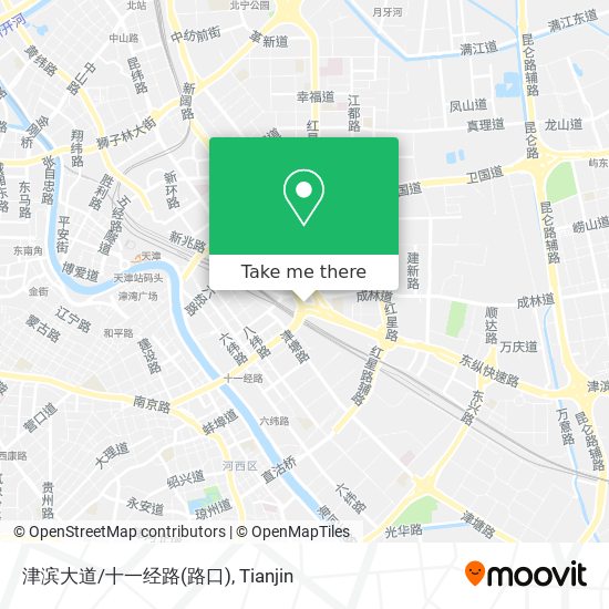 津滨大道/十一经路(路口) map