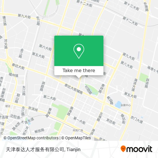 天津泰达人才服务有限公司 map