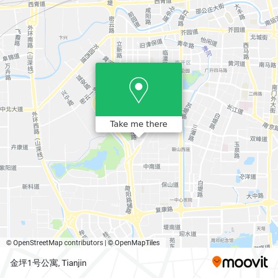 金坪1号公寓 map