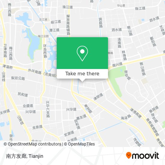 南方发廊 map