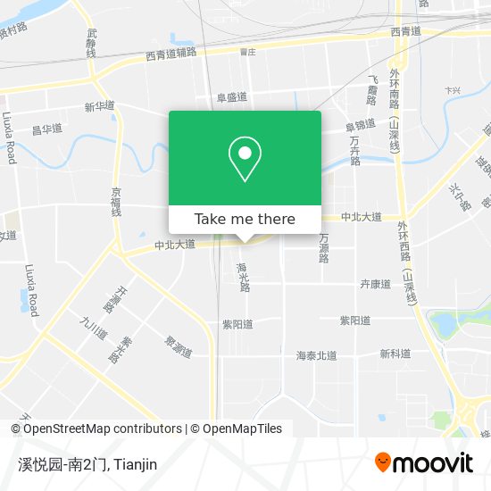 溪悦园-南2门 map