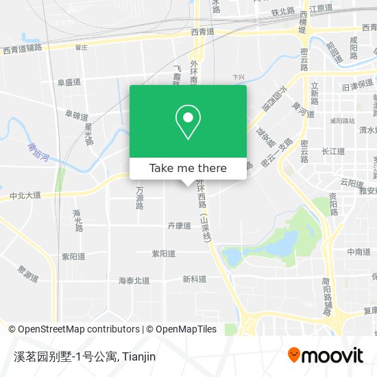 溪茗园别墅-1号公寓 map