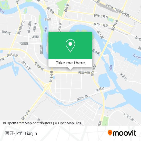 西开小学 map