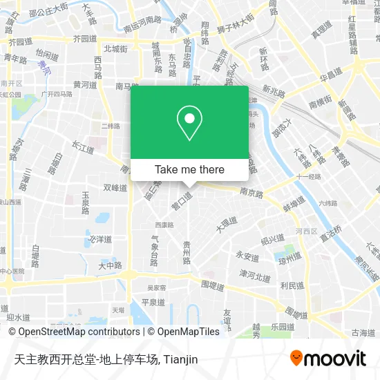 天主教西开总堂-地上停车场 map
