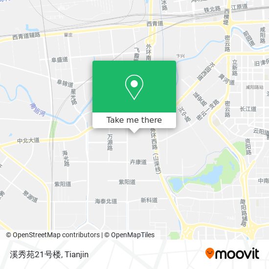 溪秀苑21号楼 map
