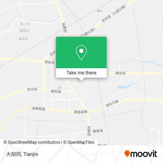 大胡同 map