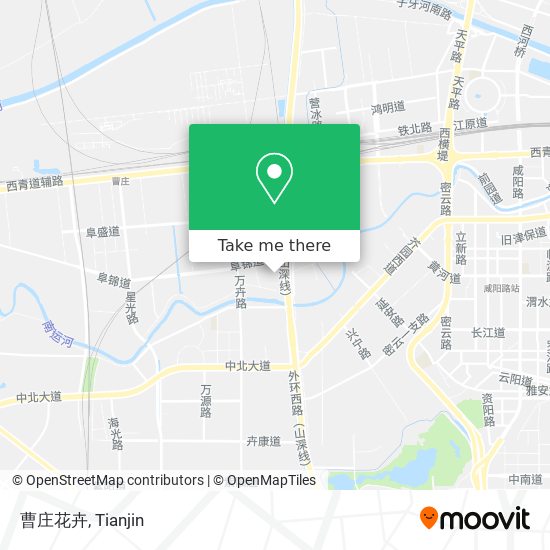 曹庄花卉 map