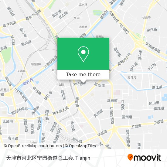 天津市河北区宁园街道总工会 map