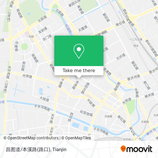 昌图道/本溪路(路口) map