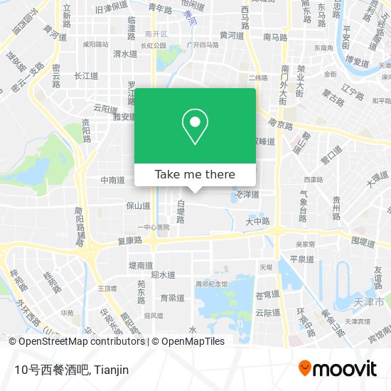 10号西餐酒吧 map