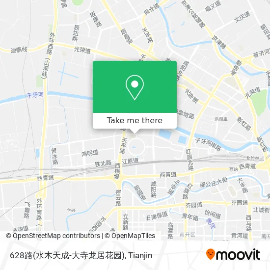 628路(水木天成-大寺龙居花园) map