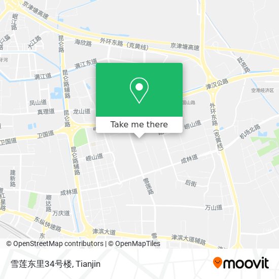 雪莲东里34号楼 map