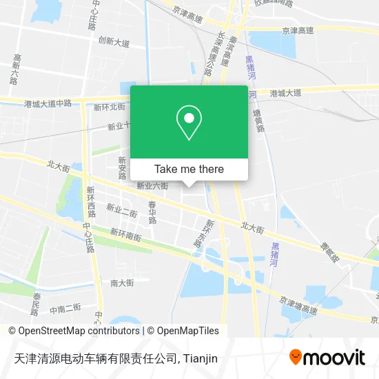 天津清源电动车辆有限责任公司 map
