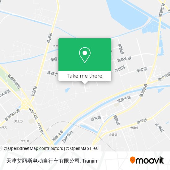 天津艾丽斯电动自行车有限公司 map