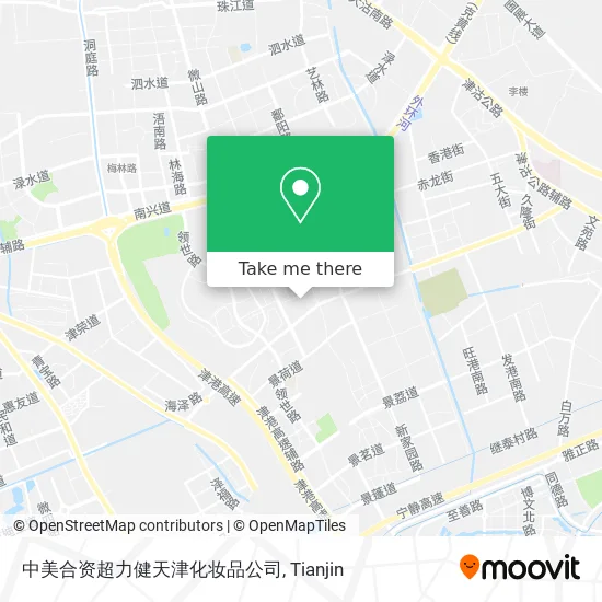 中美合资超力健天津化妆品公司 map