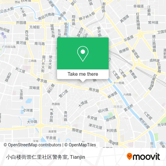 小白楼街崇仁里社区警务室 map
