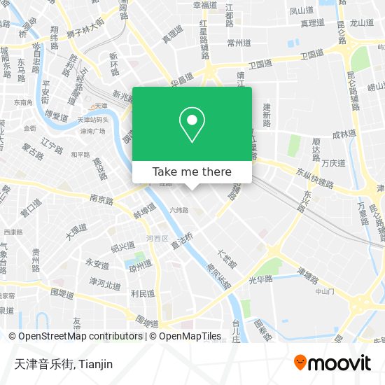 天津音乐街 map