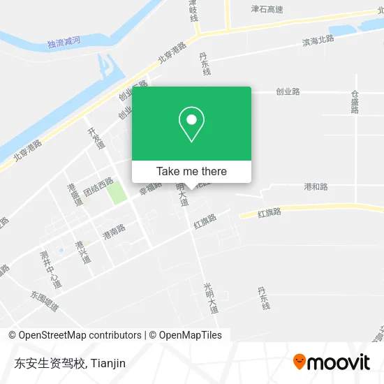 东安生资驾校 map