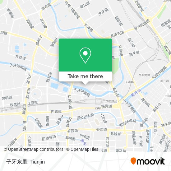 子牙东里 map