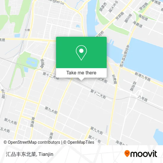 汇品丰东北菜 map