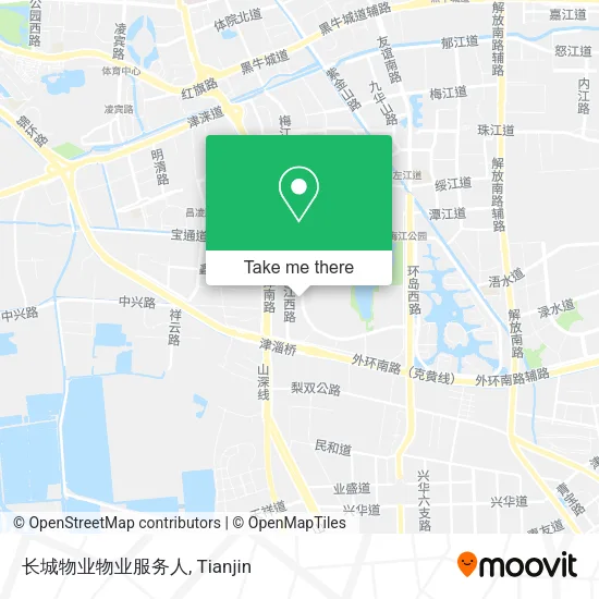 长城物业物业服务人 map