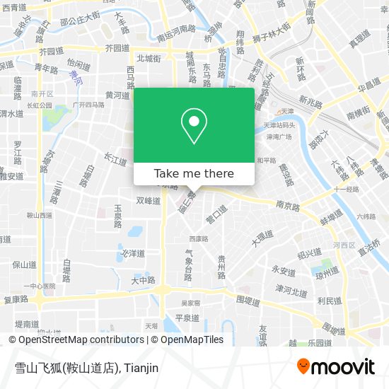 雪山飞狐(鞍山道店) map