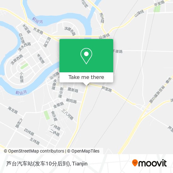 芦台汽车站(发车10分后到) map