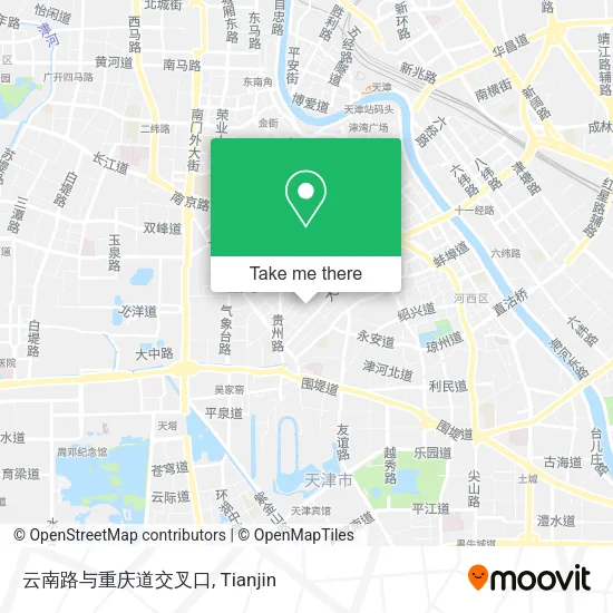 云南路与重庆道交叉口 map