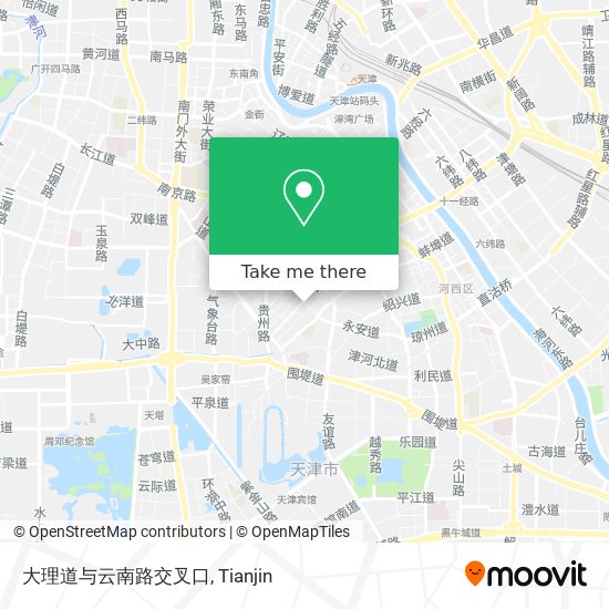 大理道与云南路交叉口 map