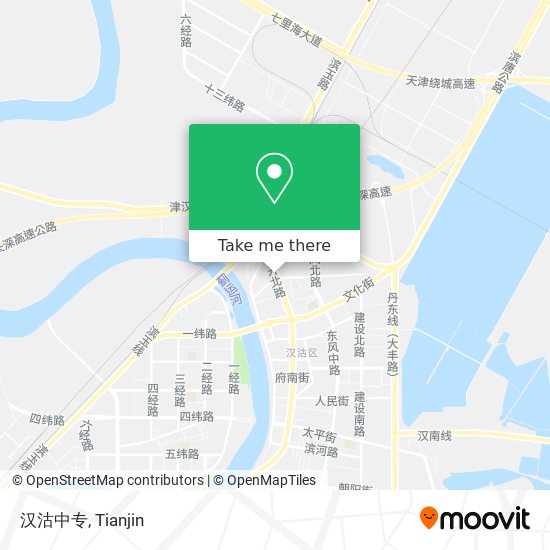 汉沽中专 map