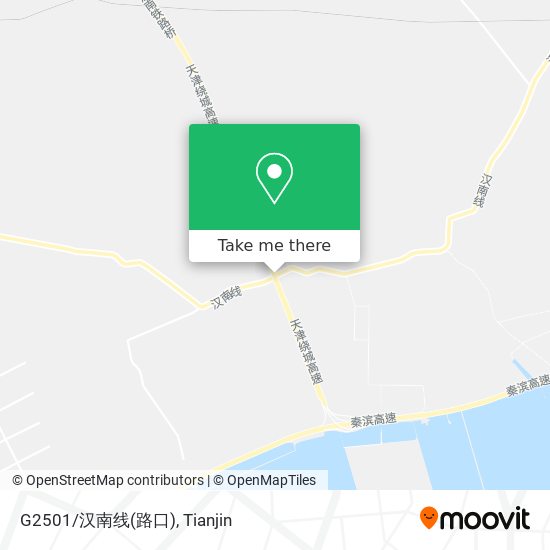 G2501/汉南线(路口) map