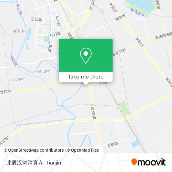 北辰汉沟清真寺 map