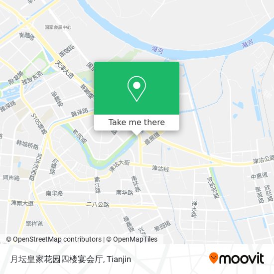 月坛皇家花园四楼宴会厅 map