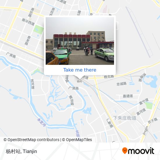 杨村站 map