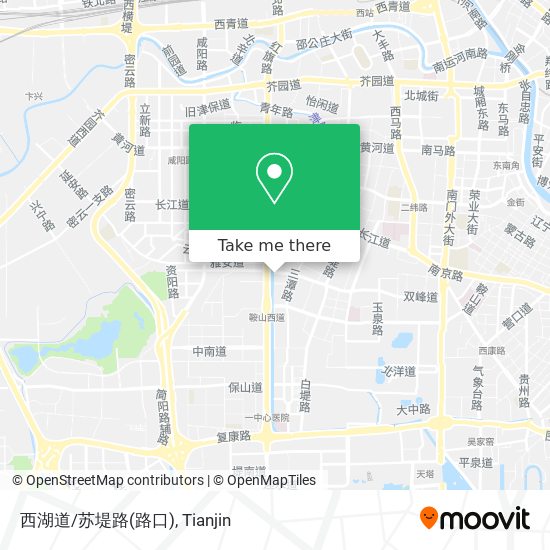 西湖道/苏堤路(路口) map