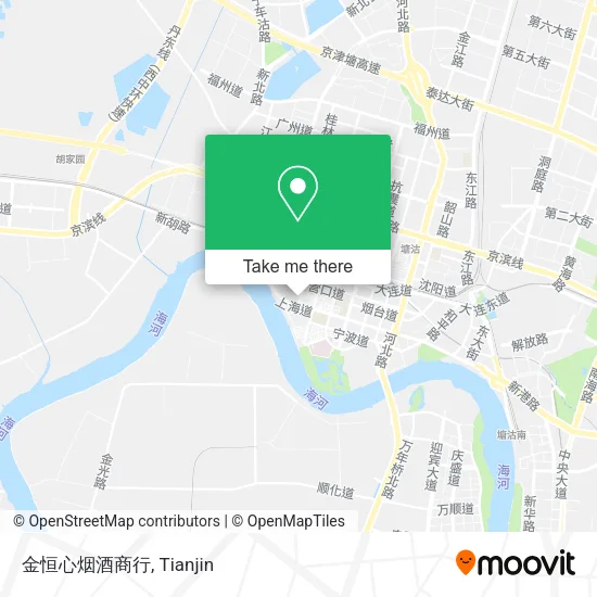 金恒心烟酒商行 map