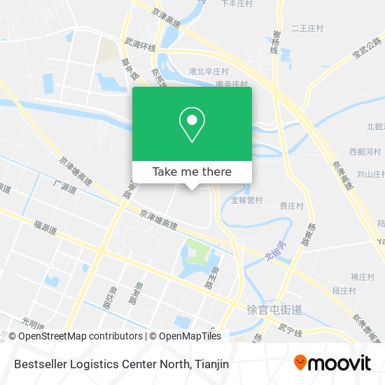Bestseller Logistics Center North map