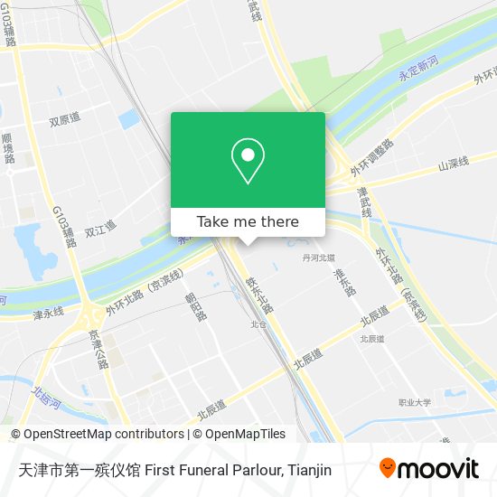 天津市第一殡仪馆 First Funeral Parlour map