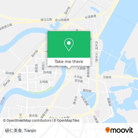 硕仁美食 map