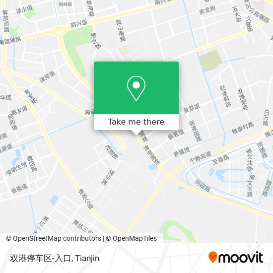 双港停车区-入口 map