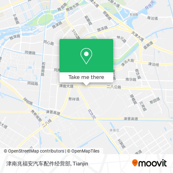 津南兆福安汽车配件经营部 map