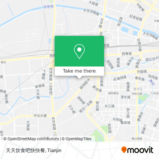 天天饮食吧快快餐 map