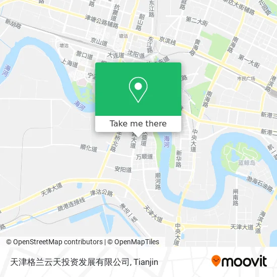 天津格兰云天投资发展有限公司 map