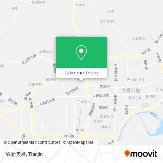 铁新美发 map