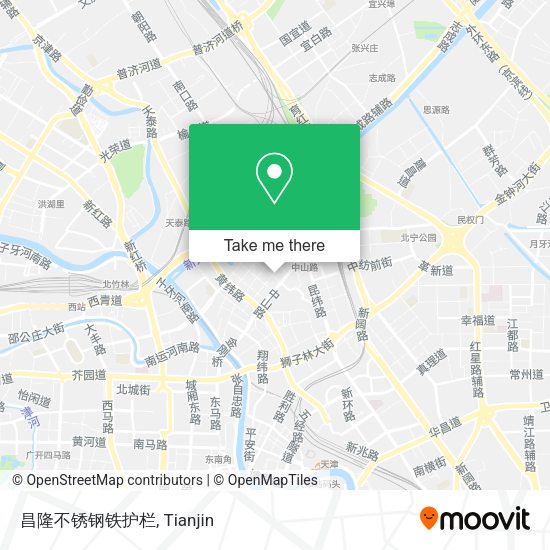 昌隆不锈钢铁护栏 map