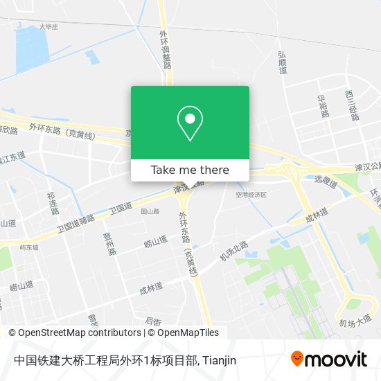 中国铁建大桥工程局外环1标项目部 map