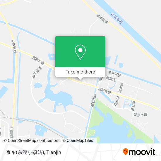 京东(东湖小镇站) map