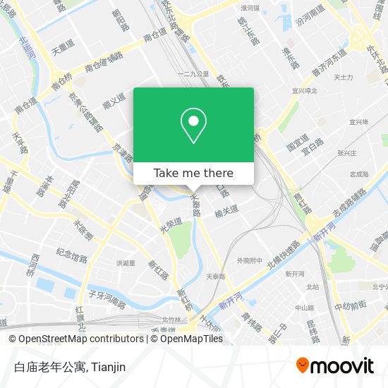 白庙老年公寓 map