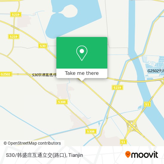 S30/韩盛庄互通立交(路口) map